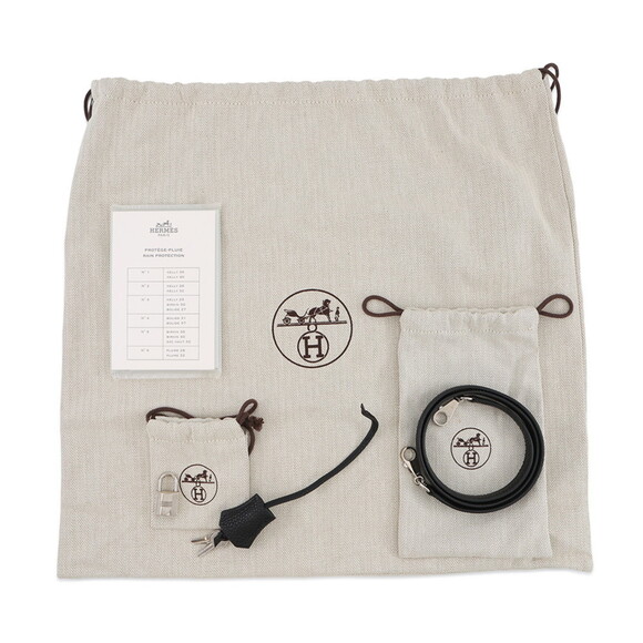 Hermes Hermès Kelly 32 Handbag, Inner Stitching, Black/Togo, □J Stamp, 2-Way ... - Picture 13 of 13